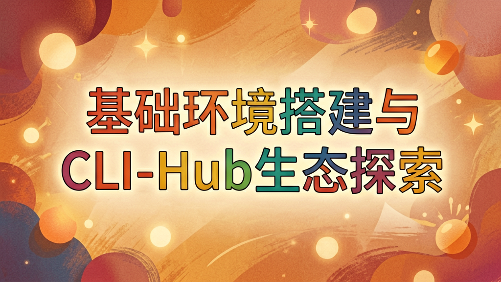 基础环境搭建与CLI-Hub生态探索