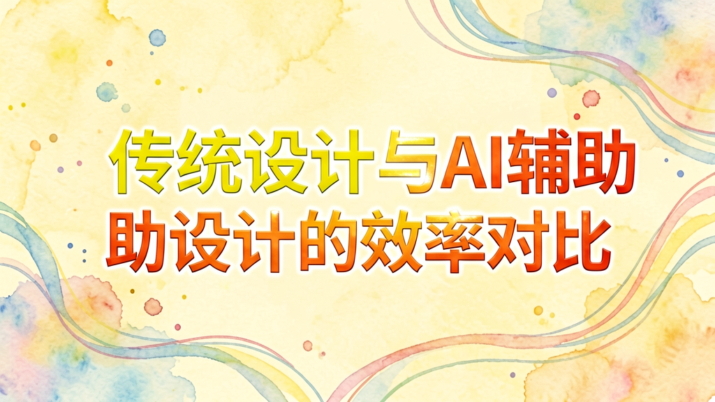传统设计与AI辅助设计的效率对比