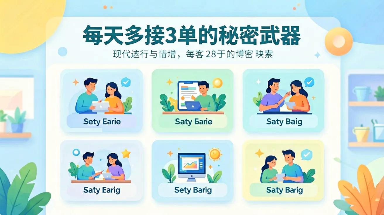 效率倍增:每天多接3单的秘密武器