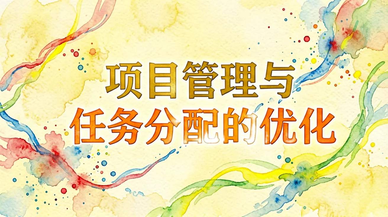项目管理与任务分配的优化
