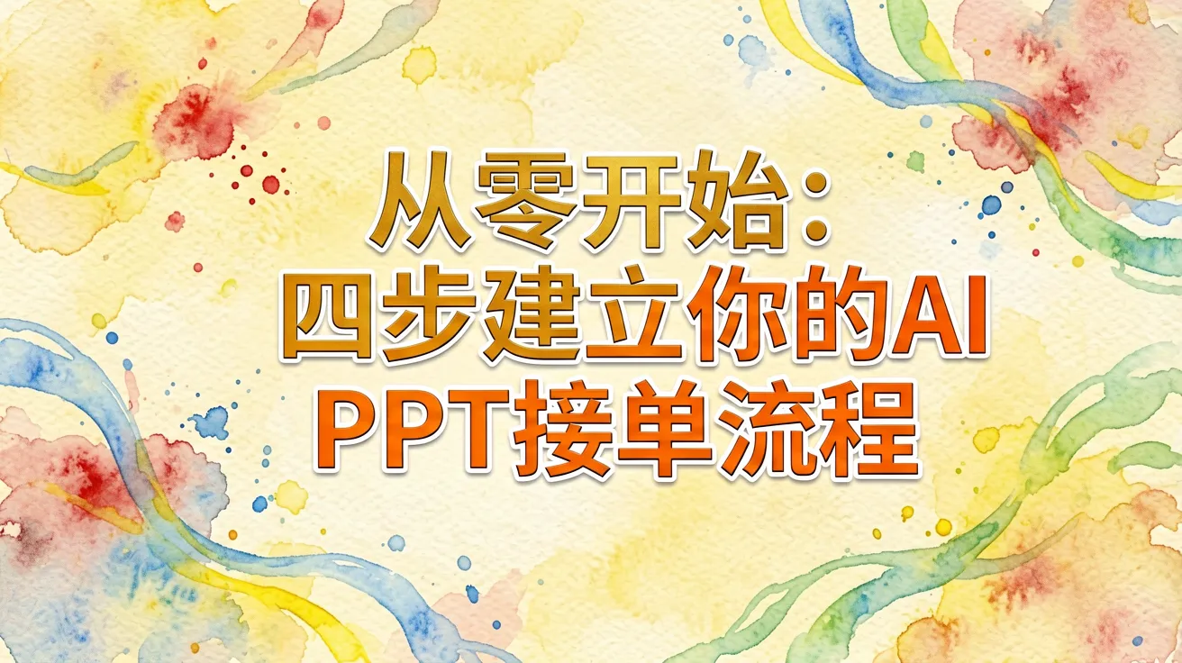 从零开始：四步建立你的AI PPT接单流程