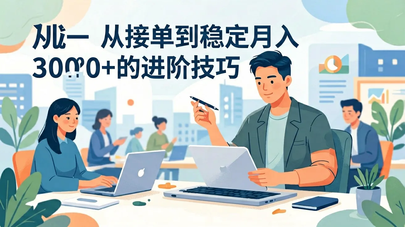 提升收入:从接单到稳定月入3000+的进阶技巧 提升收入:从接单到稳定月入3000+的进阶技巧
