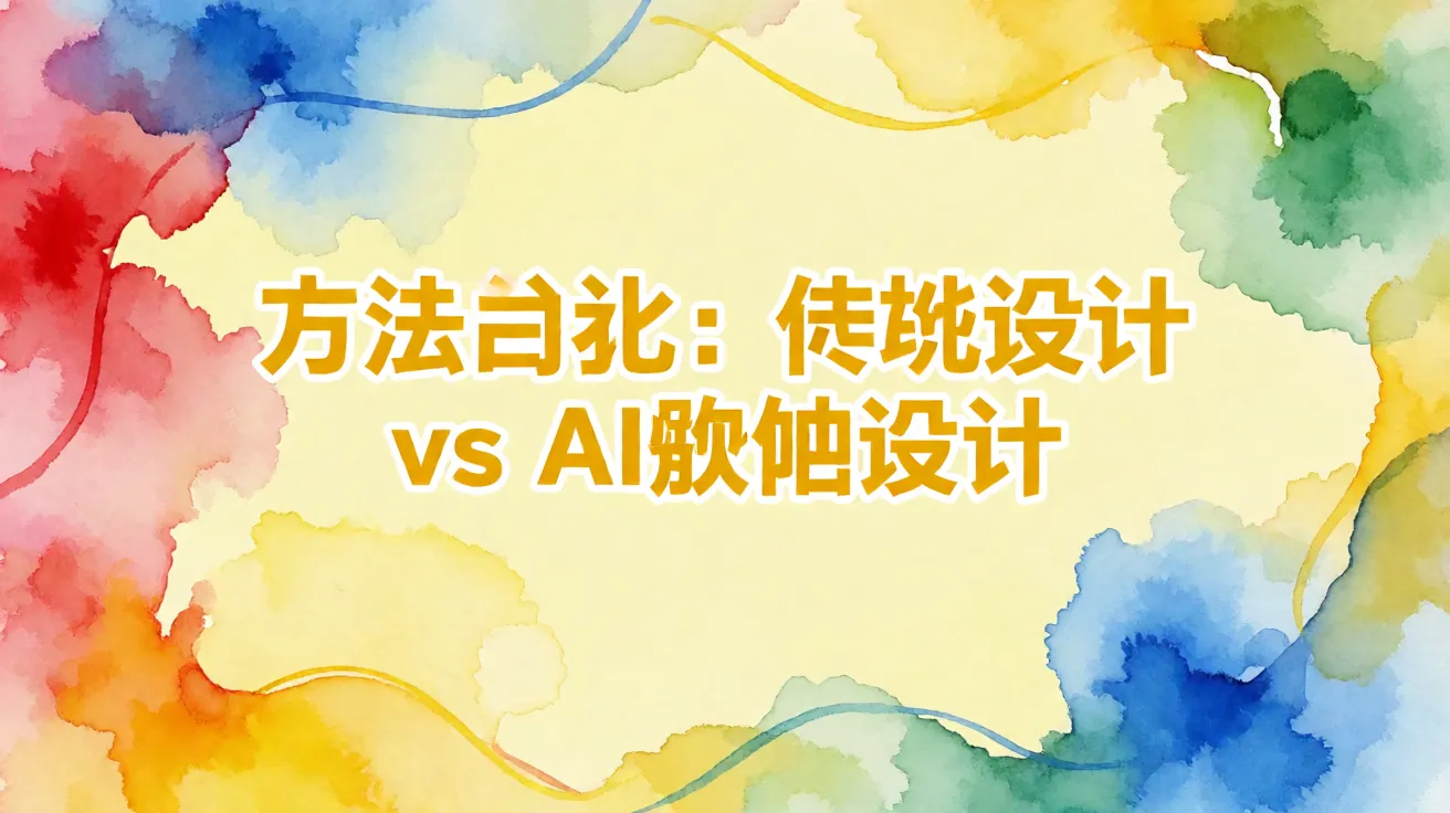 方法对比:传统设计 vs AI辅助设计
