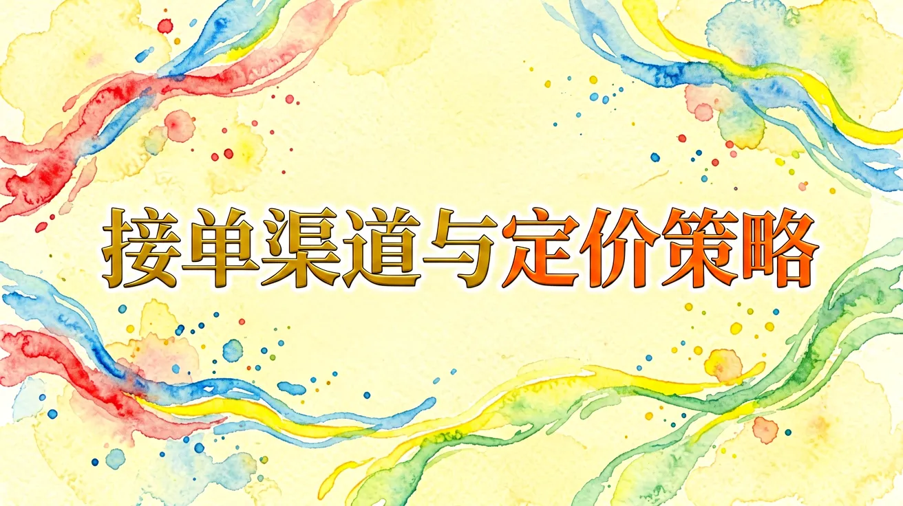 接单渠道与定价策略